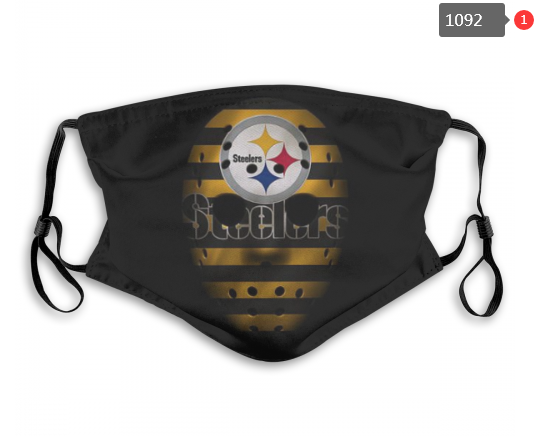 NFL Pittsburgh Steelers #26 Dust mask with filter->nfl dust mask->Sports Accessory